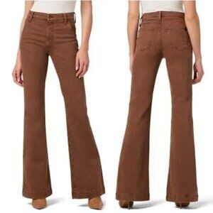 New Joe's Jeans The Molly High Rise Flare Vintage Stretch Jeans Walnut size 27